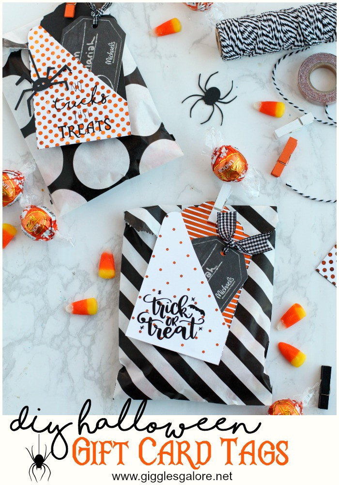 Best ideas about DIY Halloween Gifts
. Save or Pin DIY Halloween Gift Card Tags Giggles Galore Now.