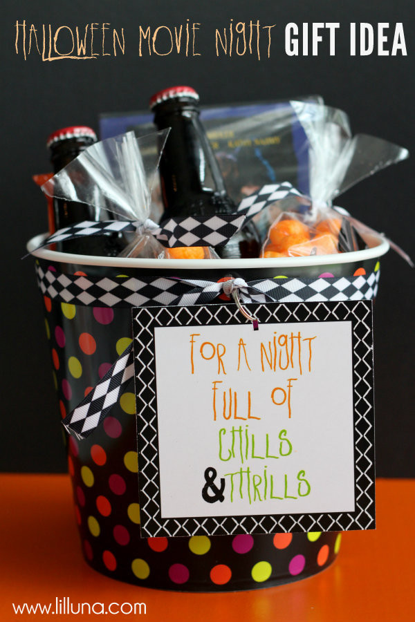 Best ideas about DIY Halloween Gifts
. Save or Pin Halloween Movie Night Gift Idea Now.