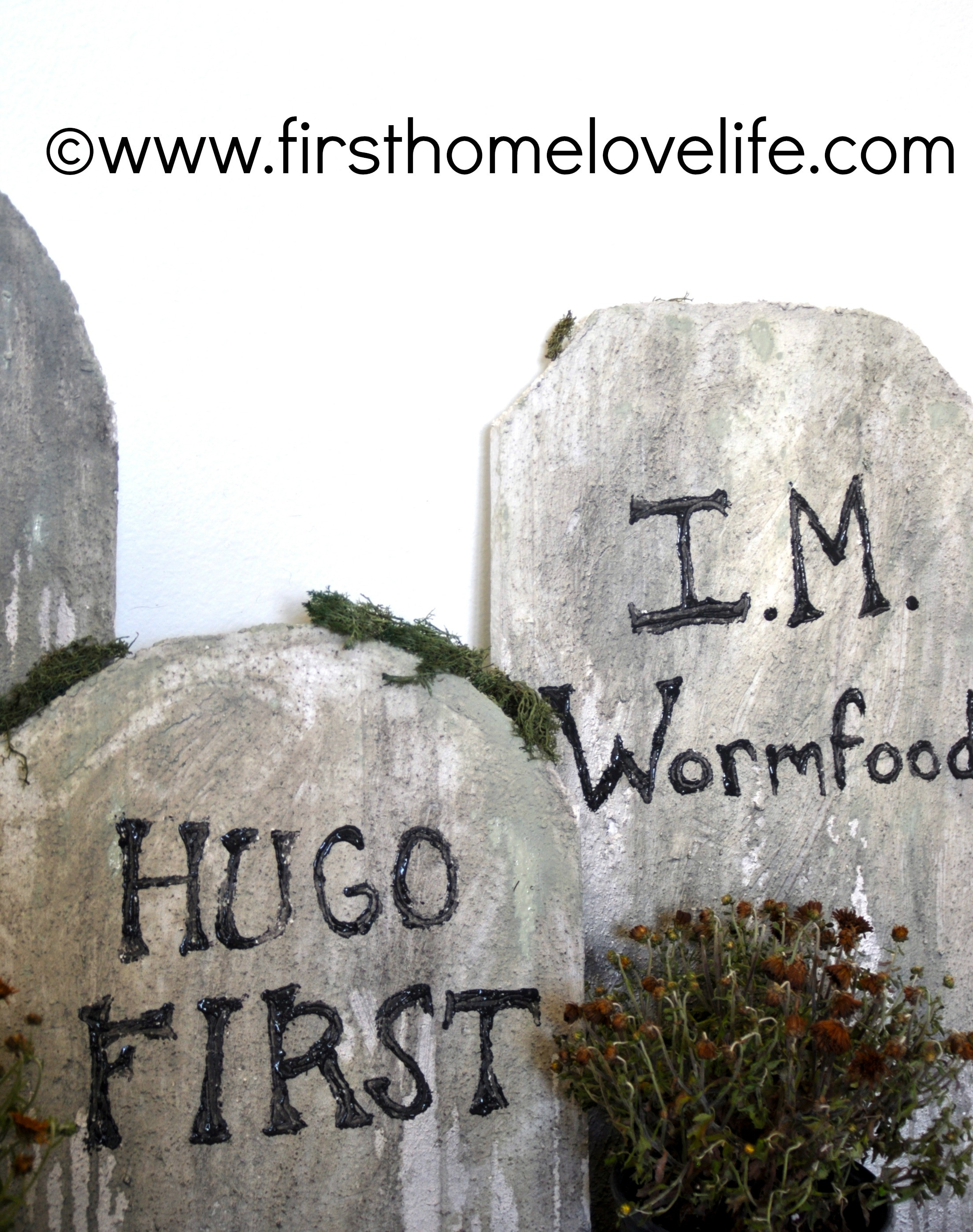 Best ideas about DIY Halloween Tombstones
. Save or Pin DIY Halloween Tombstones First Home Love Life Now.