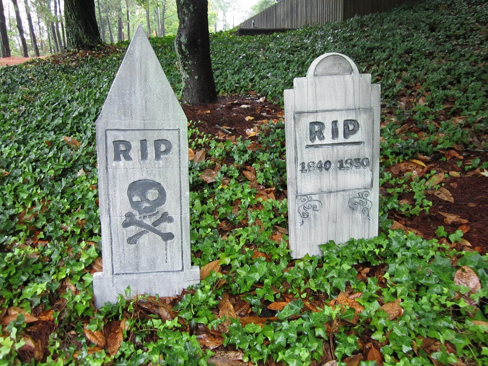 Best ideas about DIY Halloween Tombstones
. Save or Pin Halloween Foam Board Tombstones Now.