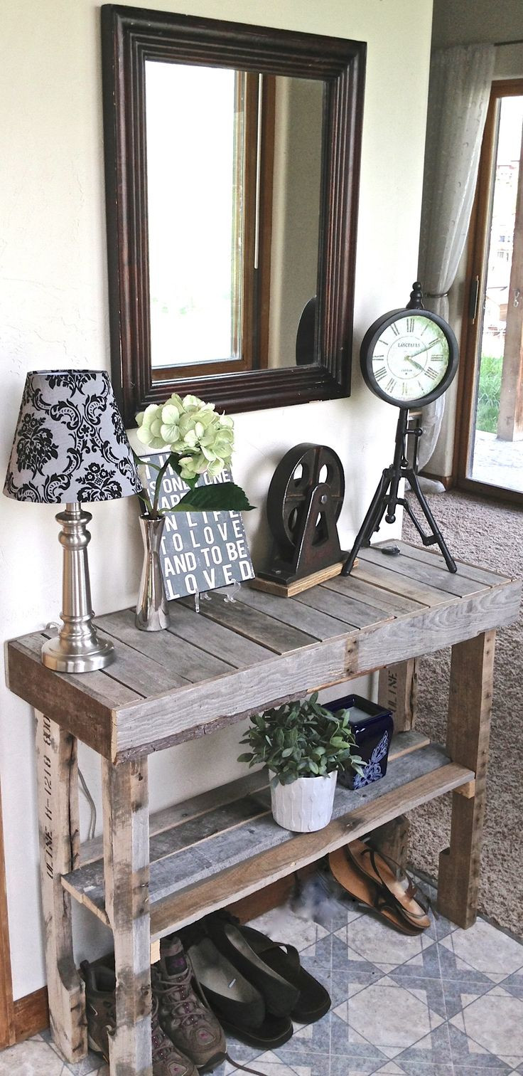 Best ideas about DIY Hallway Table
. Save or Pin Diy Rustic Console Table WoodWorking Projects & Plans Now.