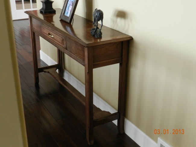 Best ideas about DIY Hallway Table
. Save or Pin How to Build a DIY Wood Hall Table Dowelmax Now.