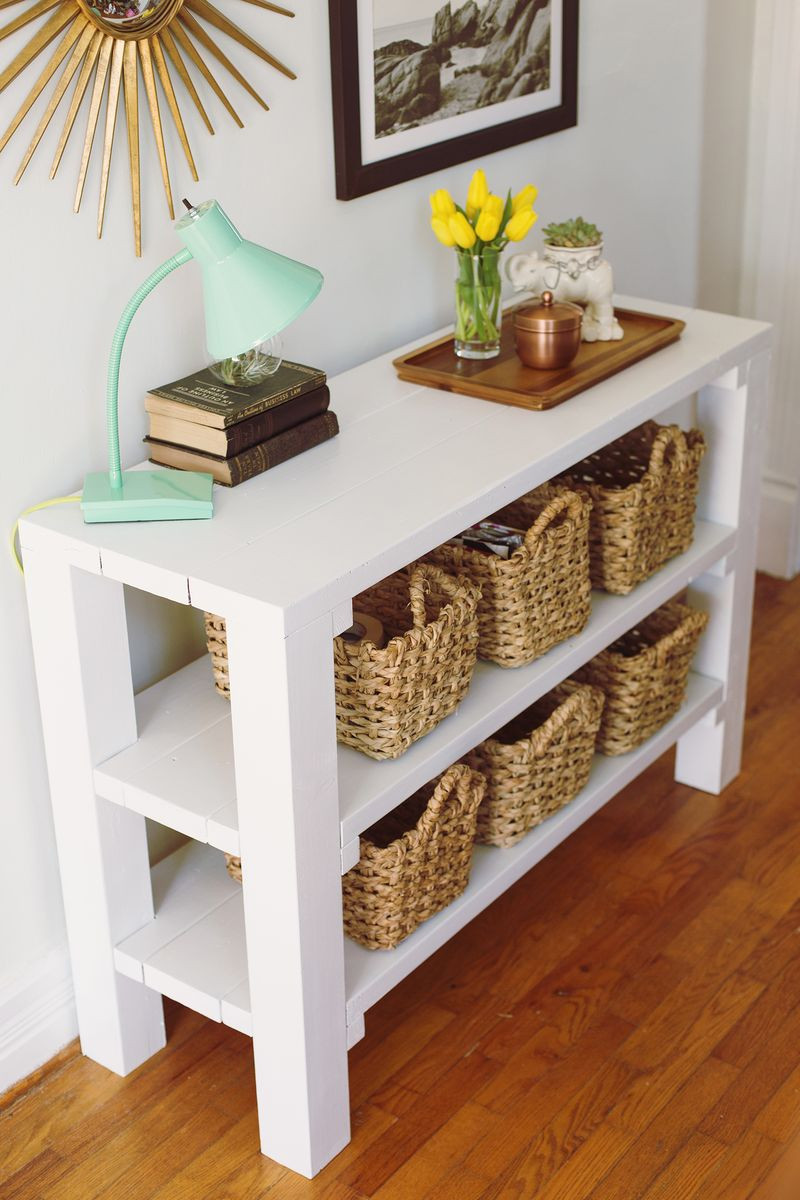 Best ideas about DIY Hallway Table
. Save or Pin 8 Gorgeous Entryway Tables You Can Make on a Bud Now.