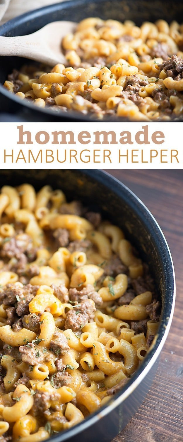 Best ideas about DIY Hamburger Helper
. Save or Pin Homemade Hamburger Helper — Buns In My Oven Now.