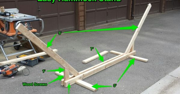Best ideas about DIY Hammock Stand Pvc
. Save or Pin Hammock stand using 2x4 s Handyman projects Now.
