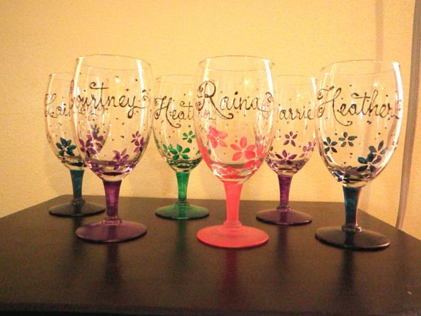 Best ideas about DIY Hand Painted Wine Glasses
. Save or Pin DIY Hand Painted Glasses with Rhinestones Now.