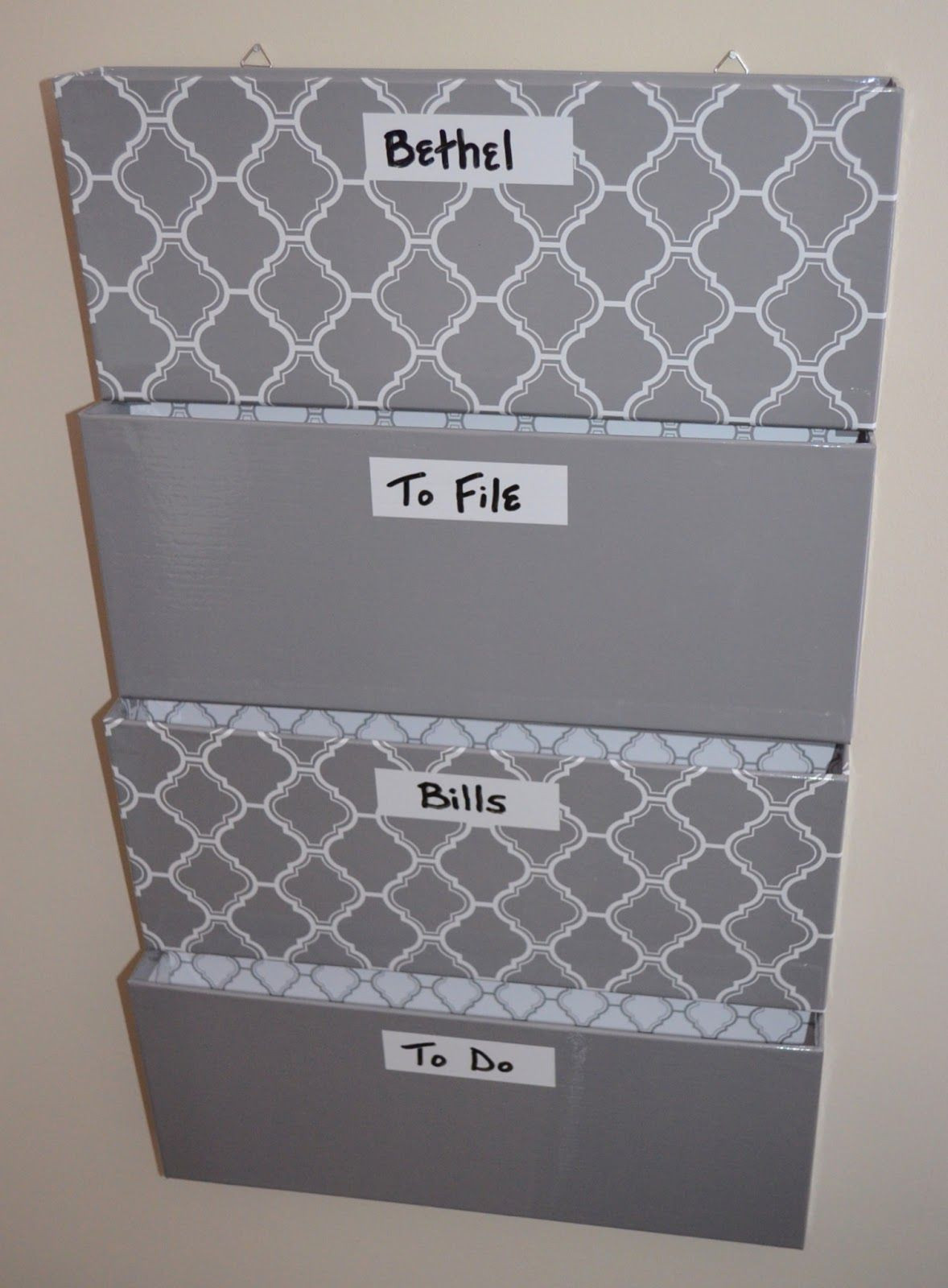 Best ideas about DIY Hanging File Organizer
. Save or Pin Hanging Wall Folders With Function Dorm Now.