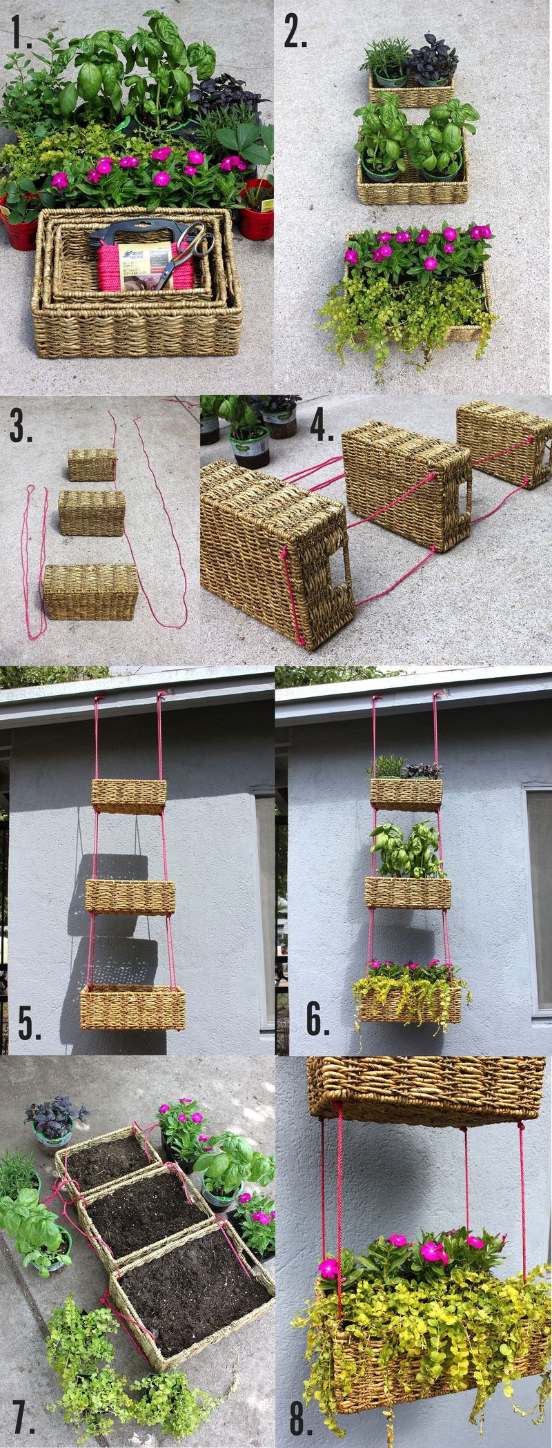 Best ideas about DIY Hanging Garden
. Save or Pin Hanging Basket Garden DIY – A Beautiful Mess Now.