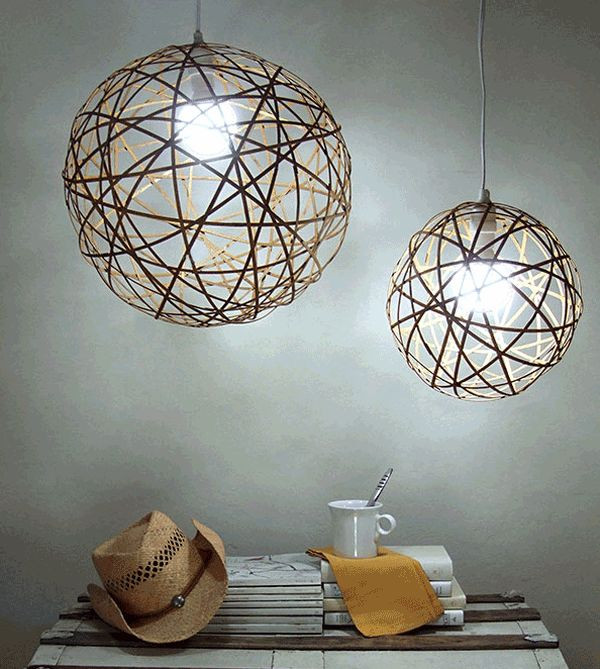 Best ideas about DIY Hanging Lamp
. Save or Pin 50 Coolest DIY Pendant Lights Now.