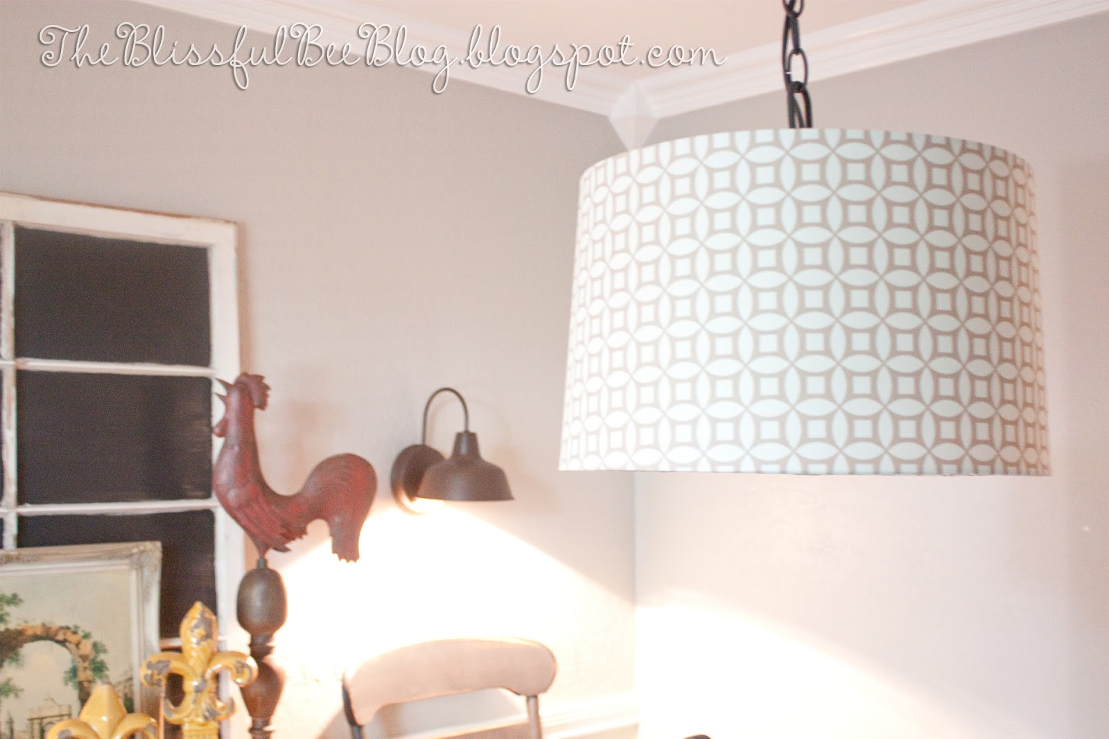 Best ideas about DIY Hanging Lamp
. Save or Pin DIY Hanging Drum Light Fixture – THE BLISSFUL BEE Now.