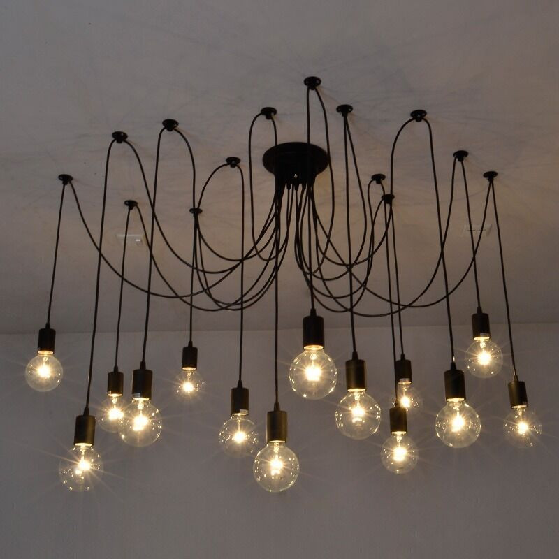 Best ideas about DIY Hanging Lamp
. Save or Pin Vintage Edison Industrial Style Chandelier Pendant Lights Now.