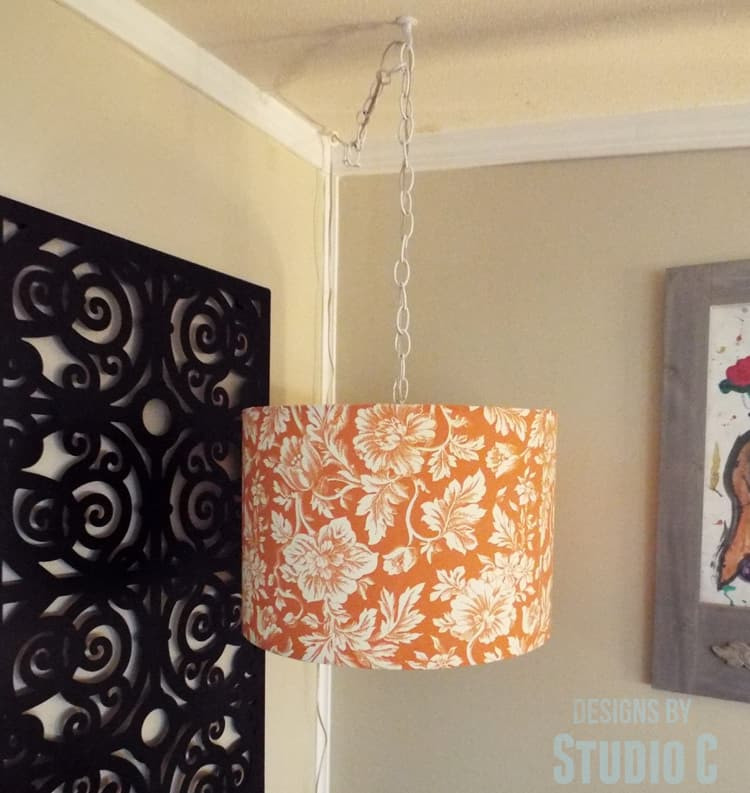 Best ideas about DIY Hanging Lamp
. Save or Pin DIY Hanging Light & Lamp Shade Domestically Speaking Now.