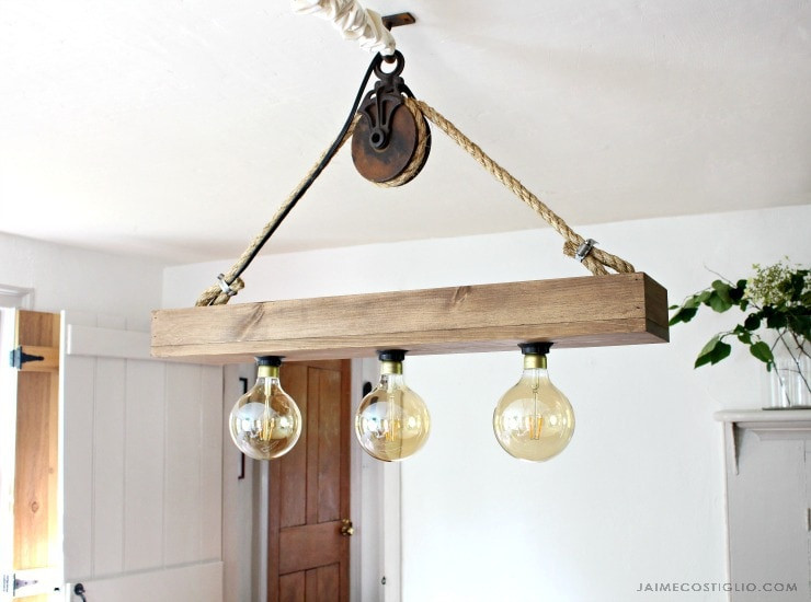 Best ideas about DIY Hanging Light Fixture
. Save or Pin DIY Hanging Light Fixture Jaime Costiglio Now.