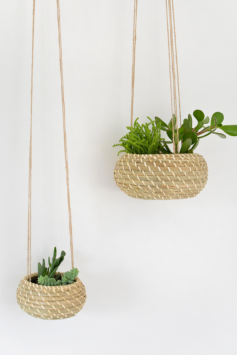 Best ideas about DIY Hanging Planter
. Save or Pin DIY seagrass hanging planters Now.