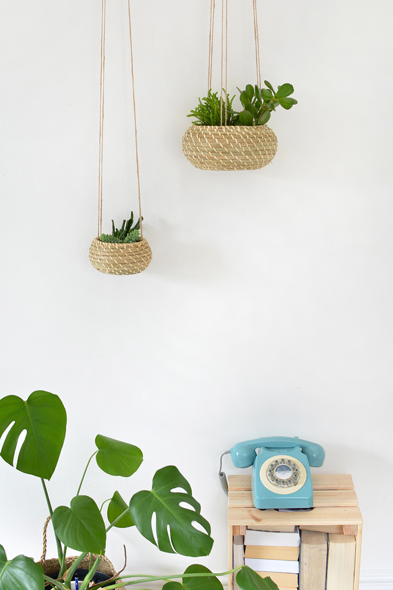 Best ideas about DIY Hanging Planter
. Save or Pin DIY seagrass hanging planters Now.