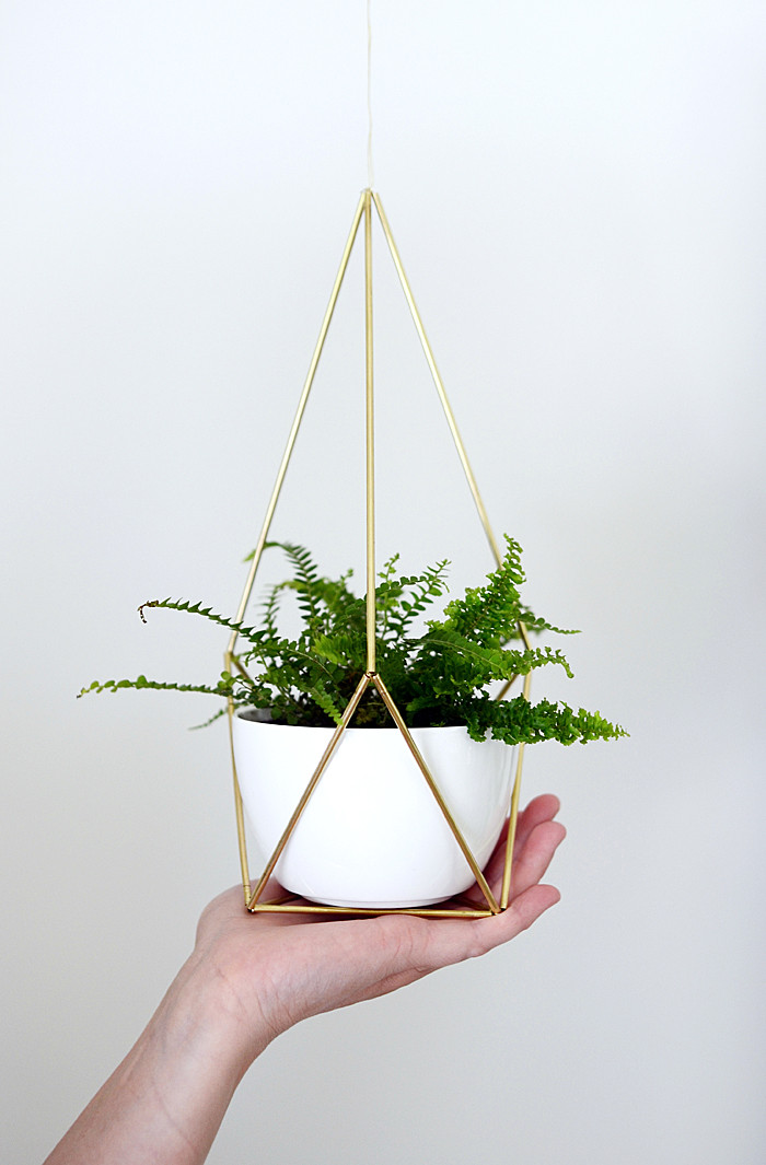 Best ideas about DIY Hanging Planter
. Save or Pin Nalle s House DIY Brass Himmeli Hanging Planter Now.