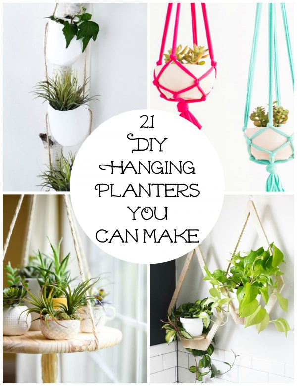 Best ideas about DIY Hanging Planters
. Save or Pin 21 DIY Hanging Planters YOU Can Make Now.