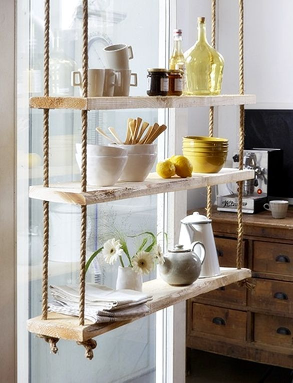 Best ideas about DIY Hanging Shelves
. Save or Pin Decorating with Hanging Shelves Now.