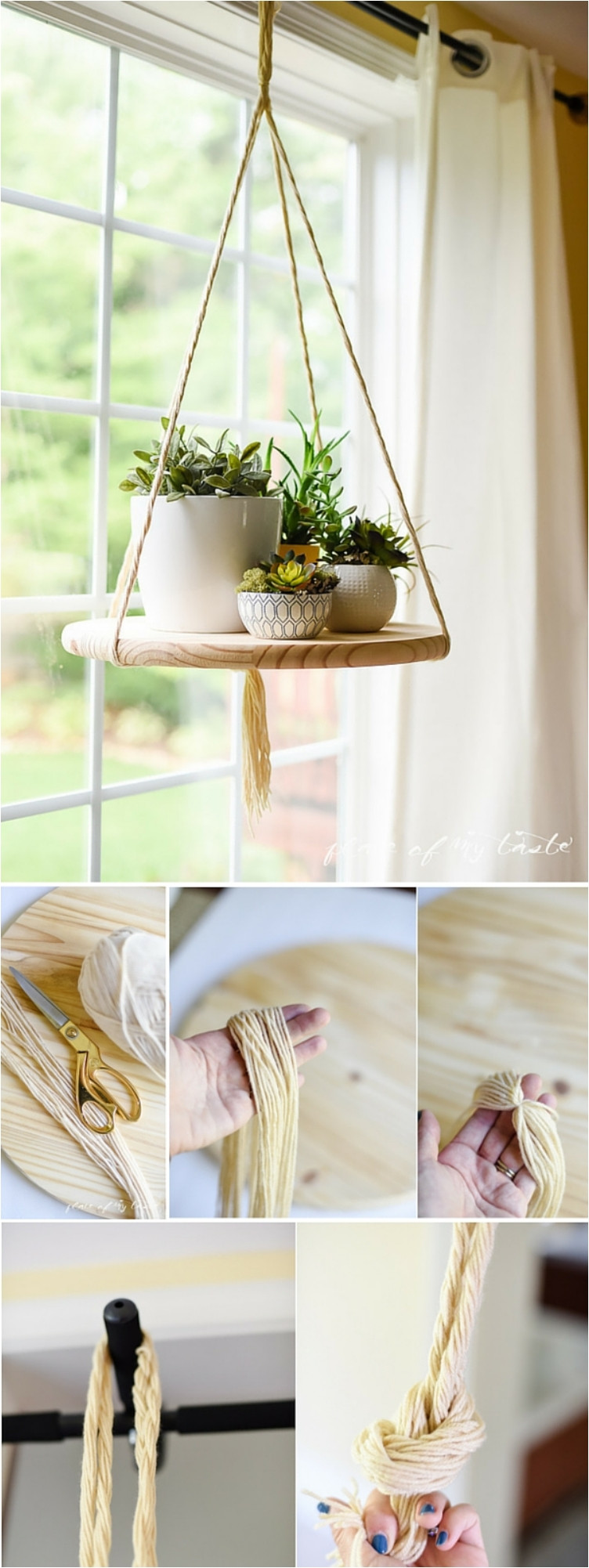 Best ideas about DIY Hanging Shelves
. Save or Pin 31 DIY Hanging Shelves Perfect for Every Room in Your Home Now.