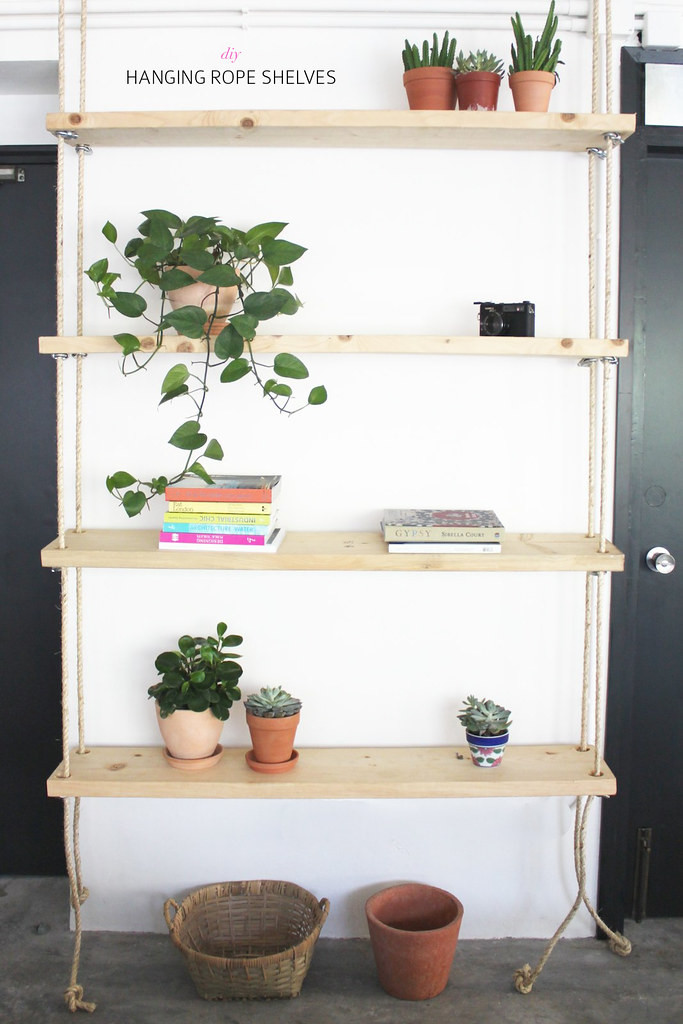 Best ideas about DIY Hanging Shelves
. Save or Pin DIY Hanging Rope Shelves Now.