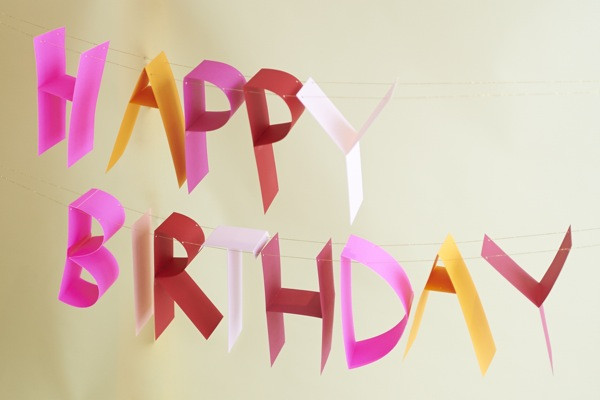 Best ideas about DIY Happy Birthday Banner
. Save or Pin 3D Birthday Banner DIY Now.