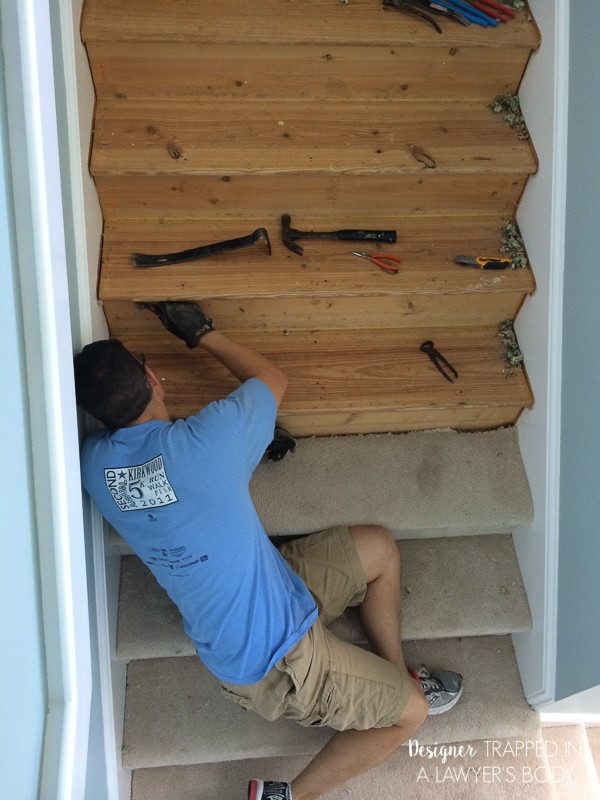 Best ideas about DIY Hardwood Stairs
. Save or Pin DIY Staircase Makeover Now.