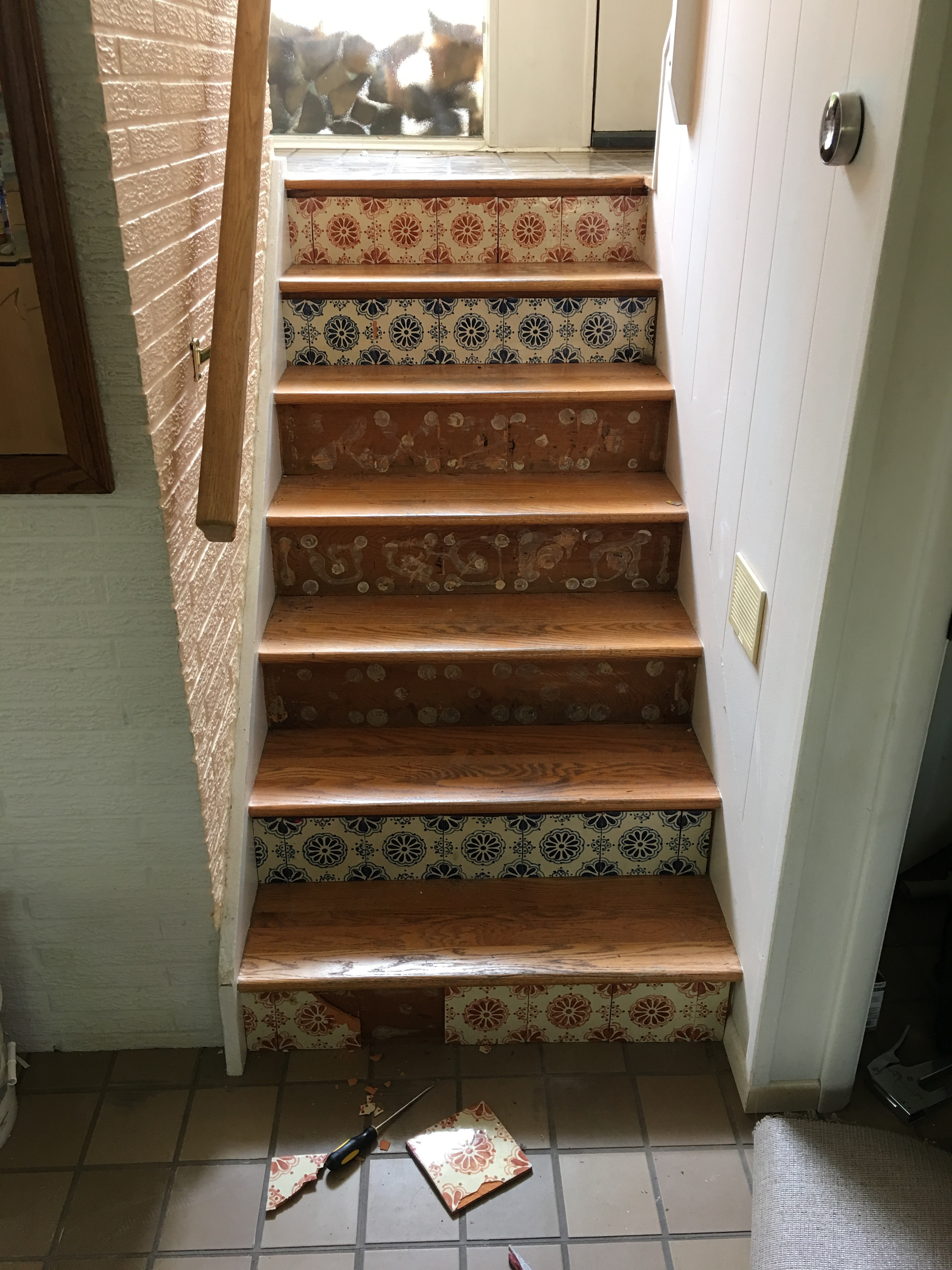 Best ideas about DIY Hardwood Stairs
. Save or Pin DIY Wood Stained Staircase Risers Now.
