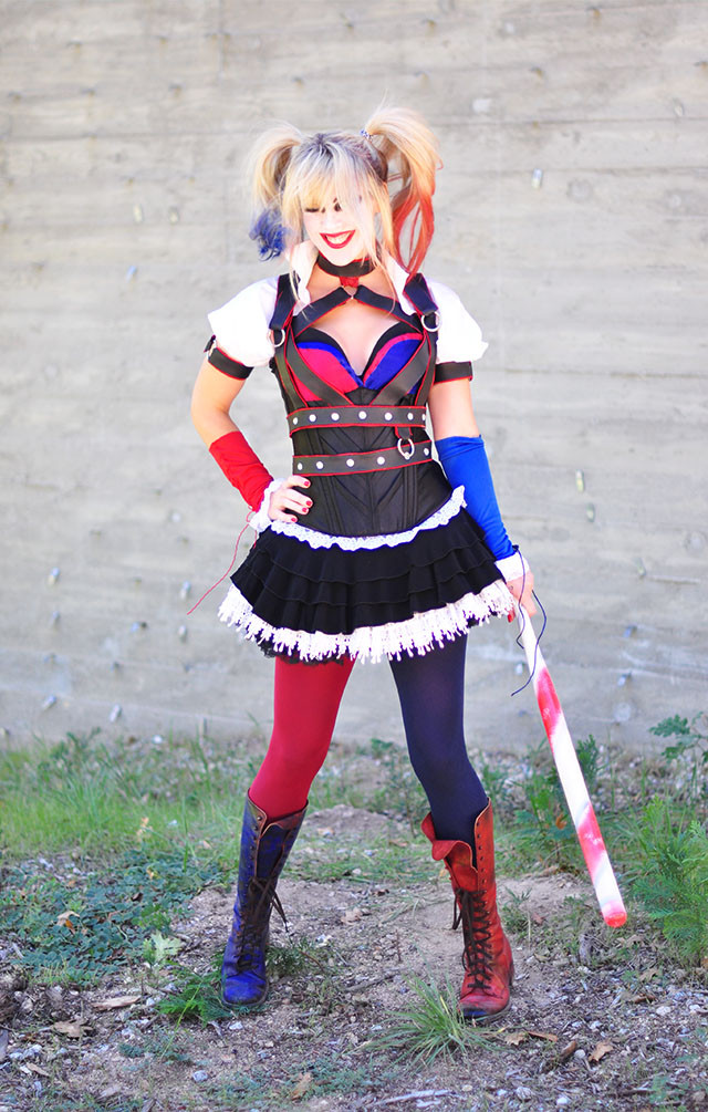 Best ideas about DIY Harley Quinn Costume
. Save or Pin DIY Harley Quinn Costume – Arkham Knight Corset Now.