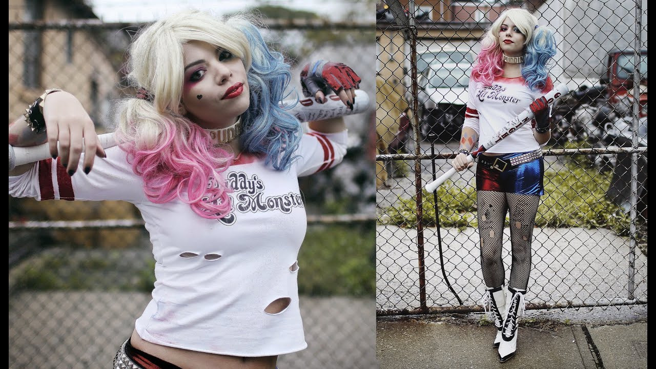 Best ideas about DIY Harley Quinn Costume
. Save or Pin DIY HARLEY QUINN COSTUME SUICIDE SQUAD MARGOT ROBBIE Now.