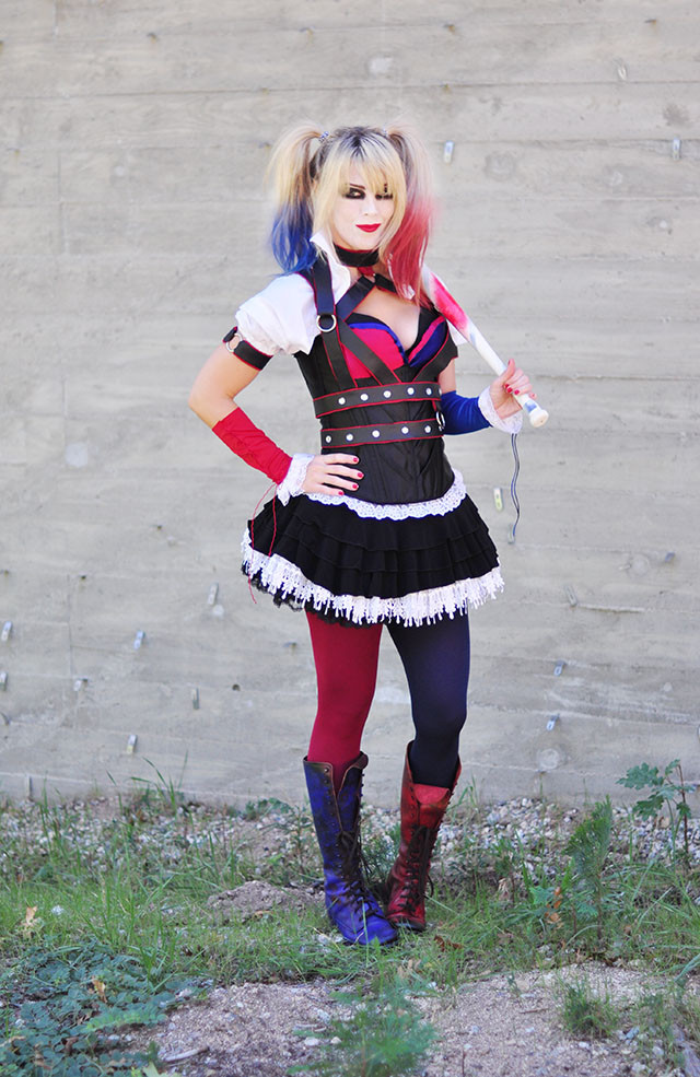 Best ideas about DIY Harley Quinn Costume
. Save or Pin DIY Harley Quinn Costume – Arkham Knight Corset Now.