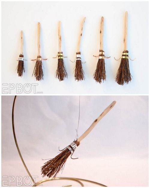 Best ideas about DIY Harry Potter Broom
. Save or Pin DIY Mini Harry Potter Quidditch Broom Ornament Now.