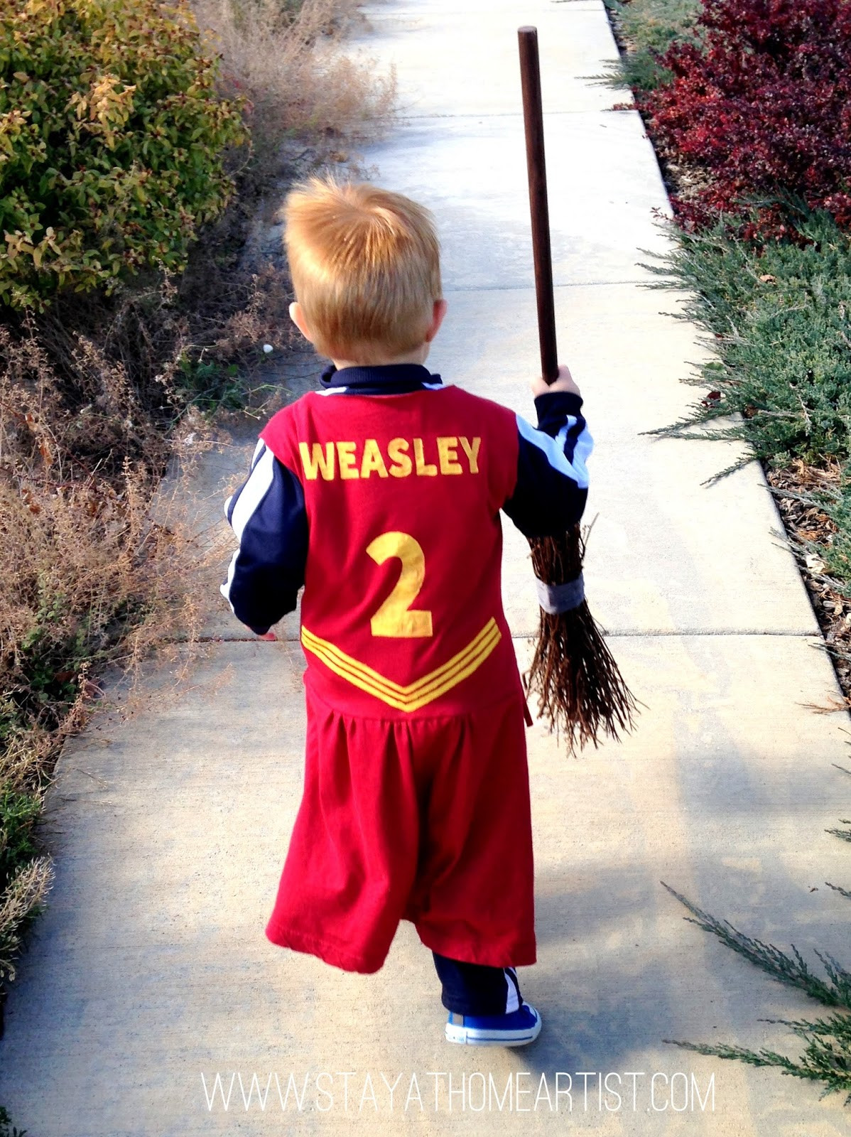 Best ideas about DIY Harry Potter Costumes
. Save or Pin stayathomeartist toddler quidditch costume Now.