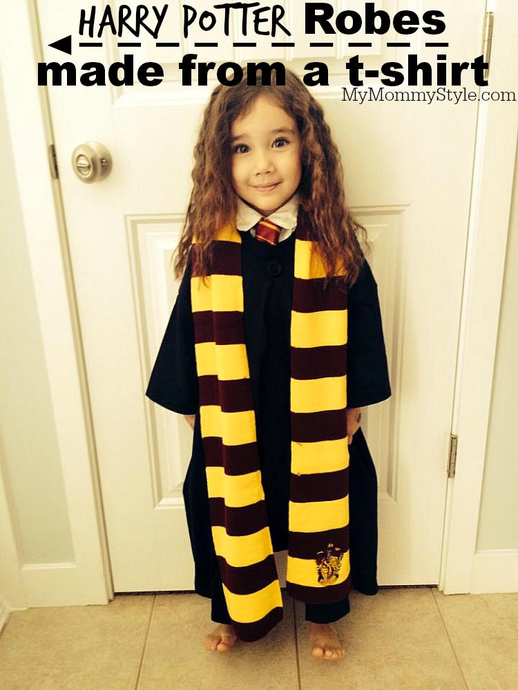 Best ideas about DIY Harry Potter Costumes
. Save or Pin Harry Potter Robes DIY Made out of a T Shirt My Mommy Style Now.