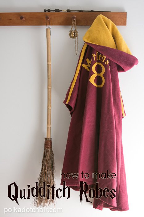 Best ideas about DIY Harry Potter Robe
. Save or Pin DIY Quidditch Robes a free sewing tutorial on polka dot chair Now.