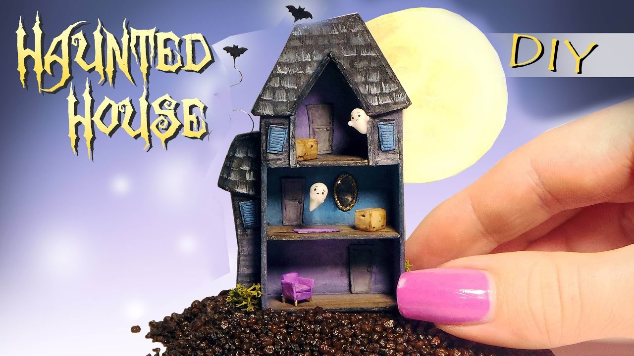 Best ideas about DIY Haunted House
. Save or Pin Miniature Haunted House Tutorial DIY Dolls Dollhouse Now.