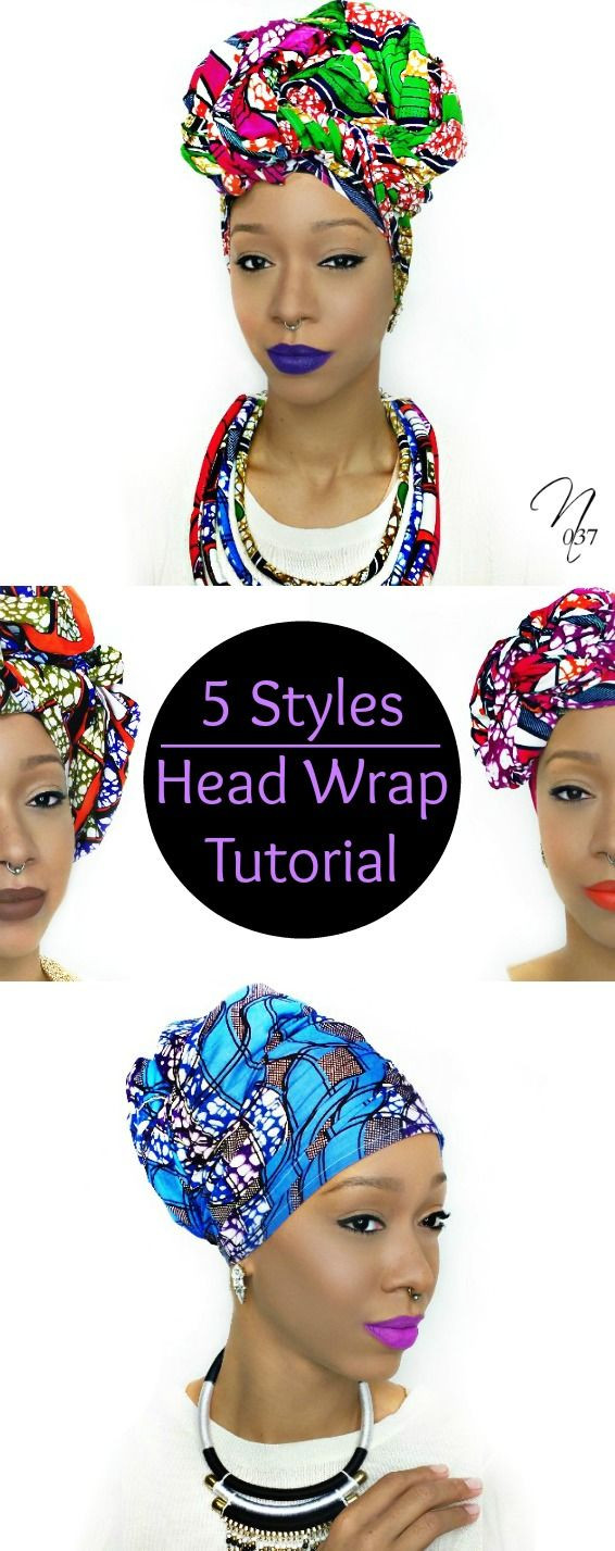 Best ideas about DIY Head Wraps
. Save or Pin 5 different & easy head wrap turban styles tutorial Now.