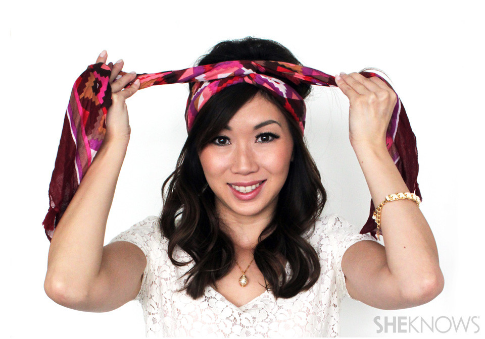 Best ideas about DIY Headband Wrap
. Save or Pin How to make a scarf into a headband Now.