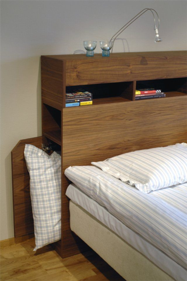 Best ideas about DIY Headboard With Storage
. Save or Pin Storage in the headboard Now.