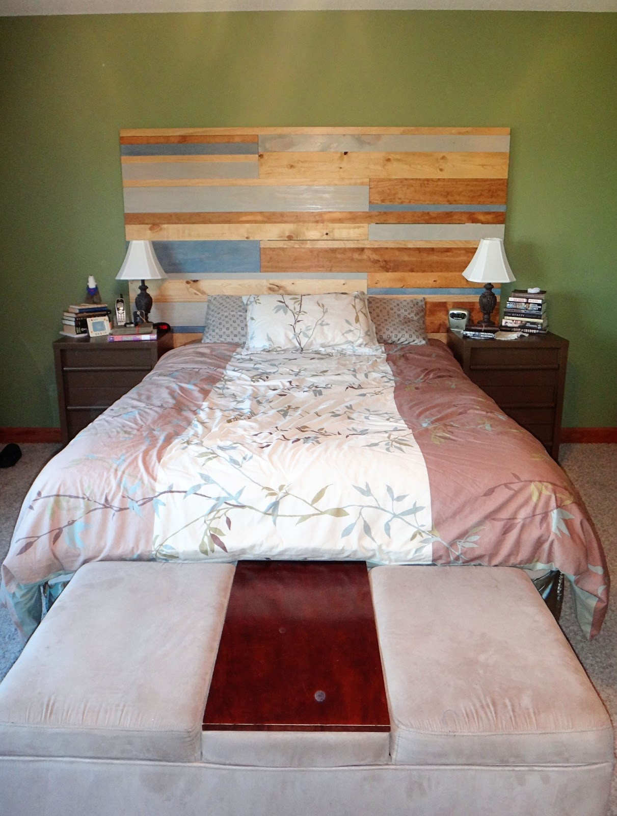 Best ideas about DIY Headboard Wood
. Save or Pin Bright Forest DIY Faux Pallet Wood Headboard Now.