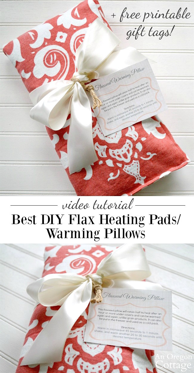 Best ideas about DIY Heat Pad
. Save or Pin DIY Flaxseed Heat Pads Video & Free Printable Tags Now.