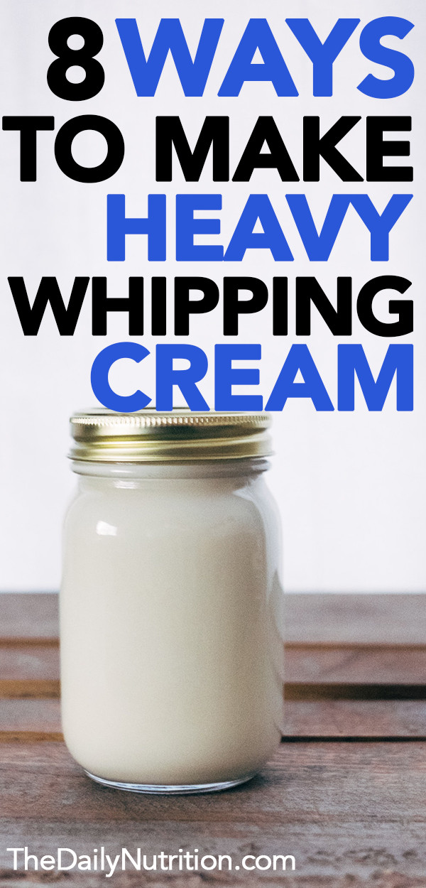 Best ideas about DIY Heavy Cream
. Save or Pin 8 Different Ways to Make Heavy Whipping Cream at Home Now.