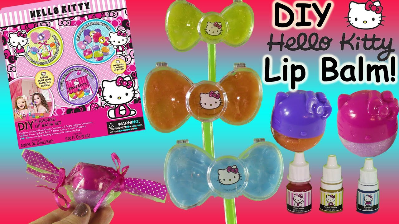 Best ideas about DIY Hello Kitty
. Save or Pin DIY Hello Kitty Lip Balm Kit Mix & Decorate your own Lip Now.