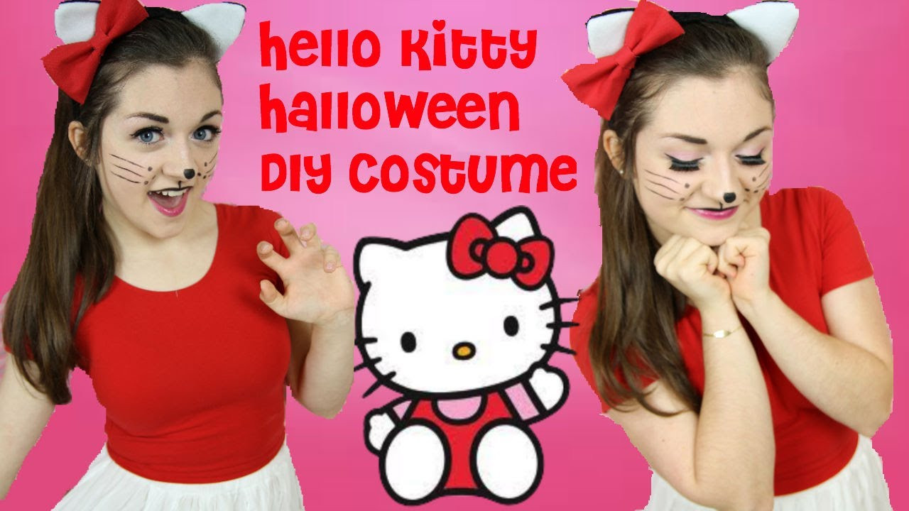 Best ideas about DIY Hello Kitty Costumes
. Save or Pin DIY Hello Kitty Halloween Costume Makeup & Hair Now.