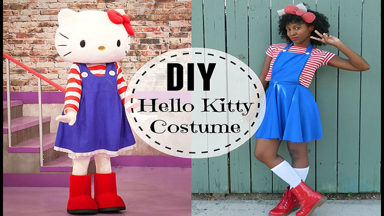 Best ideas about DIY Hello Kitty Costumes
. Save or Pin DIY Hello Kitty Costume w Headband and Pinafore Tutorial Now.