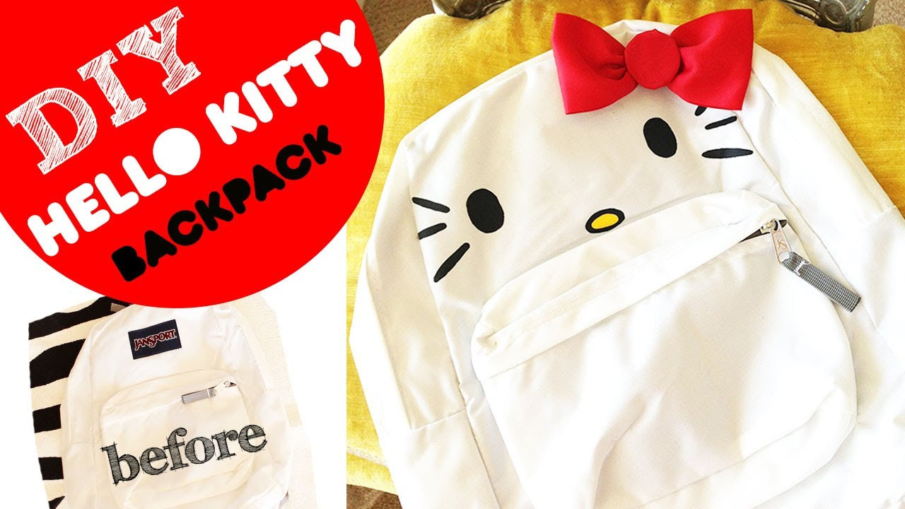Best ideas about DIY Hello Kitty
. Save or Pin DIY HELLO KITTY BACKPACK Now.