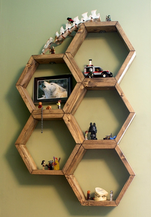 Best ideas about DIY Hexagon Shelves
. Save or Pin DIY Honey b Hexagon Shelves Now.