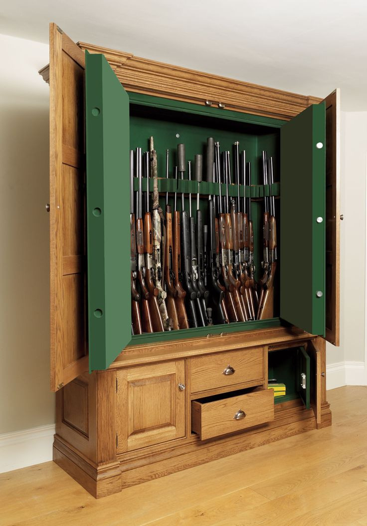 Best ideas about DIY Hidden Gun Cabinet Plans
. Save or Pin 1000 images about Gun Storage on Pinterest Now.