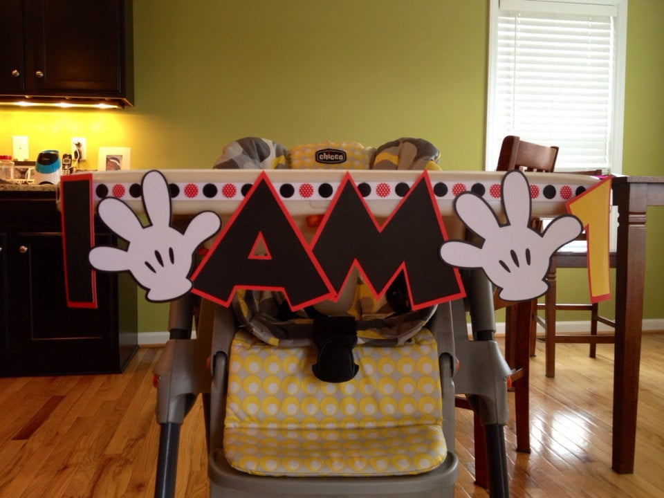 Best ideas about DIY High Chair Banner
. Save or Pin Mickey Mouse High Chair Banner DIY by handmadeinasmalltown Now.