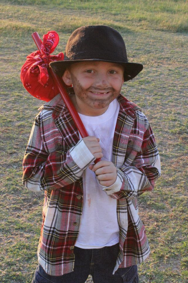 Best ideas about DIY Hobo Costume
. Save or Pin Nicholas in his hobo costume DIY Kid Costume Now.