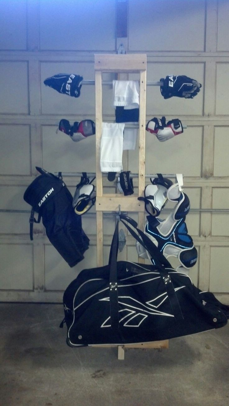 Best ideas about DIY Hockey Drying Rack
. Save or Pin Hockey sports equipment drying rack Now.